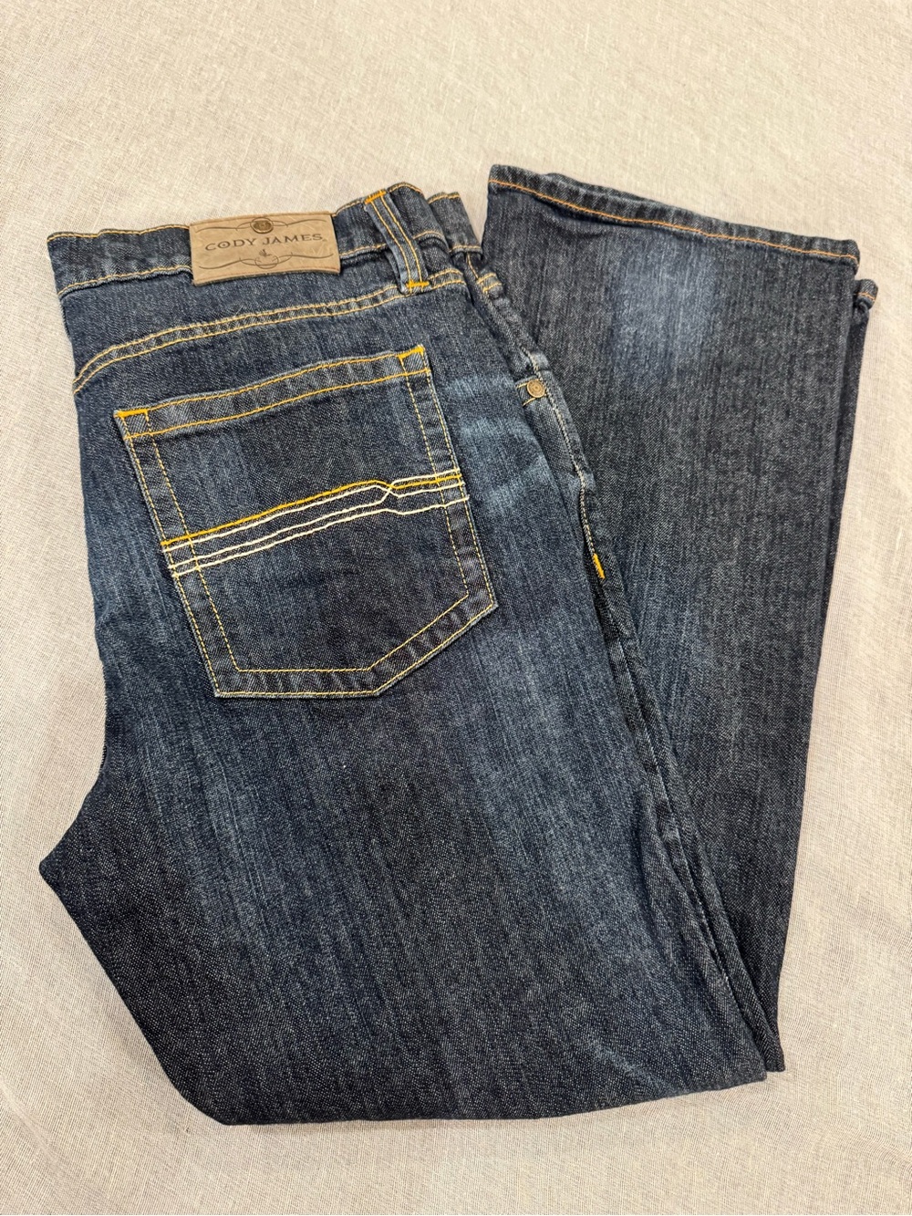 Cody James Men's Bootcut Jeans in Dark Indigo
Sz. 36x30 Western